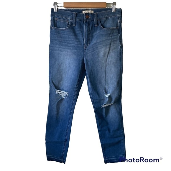 Madewell 10” High Waist Skinny Jean - Picture 4 of 12